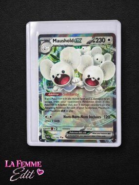 Pokemon Card Maushold ex 155/182